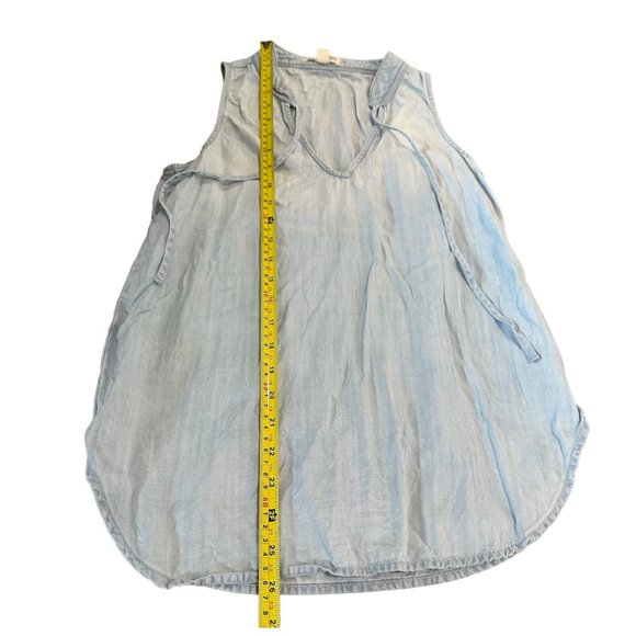 Anthropologie Cloth & Stone Chambray Tank Top - Picture 5 of 6